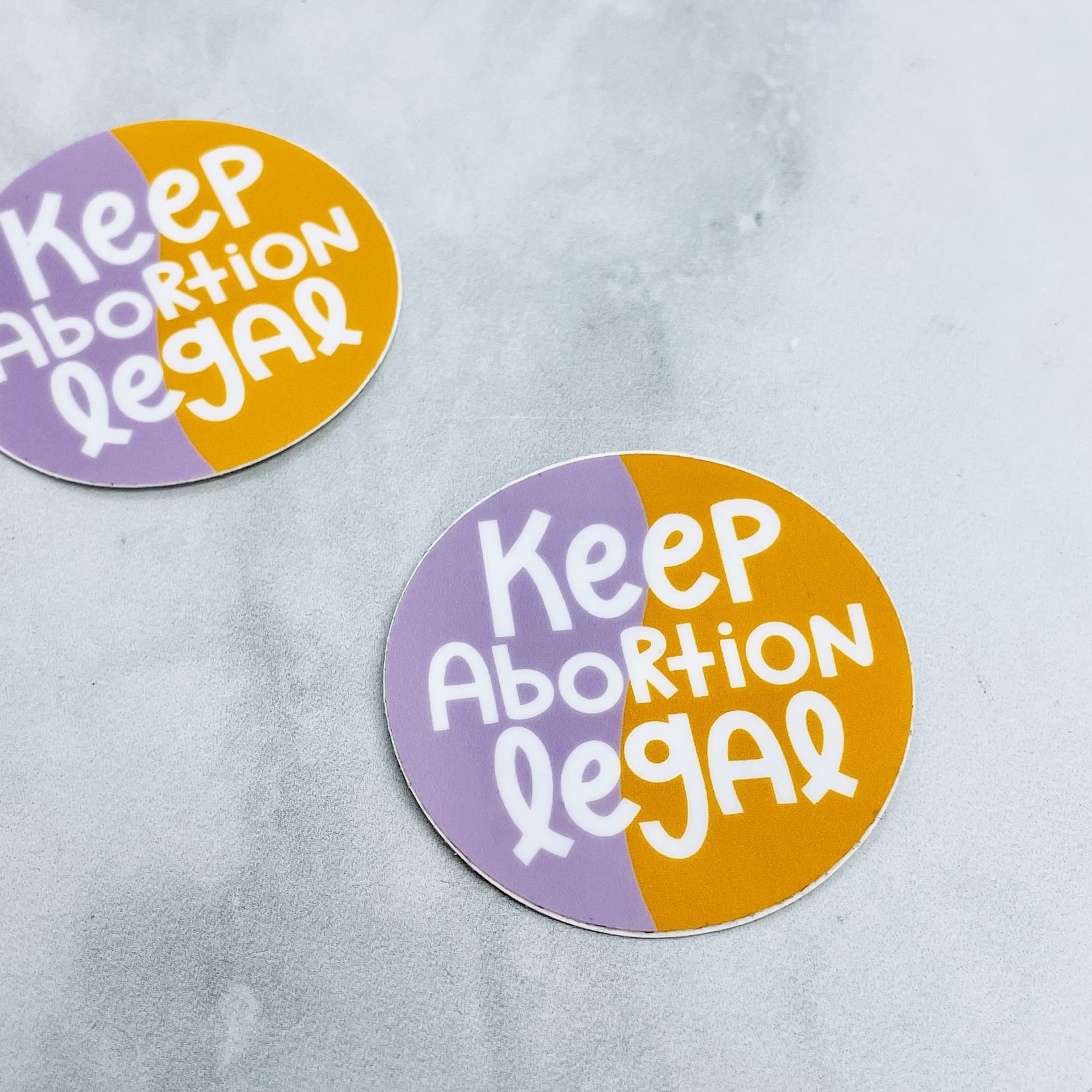 Twentysome Design Keep Abortion Legal Sticker