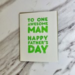 Richie Designs To One Awesome Man Card