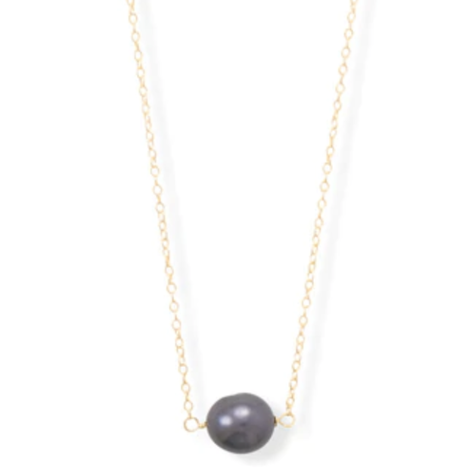CFW Peacock Pearl Solitaire Necklace