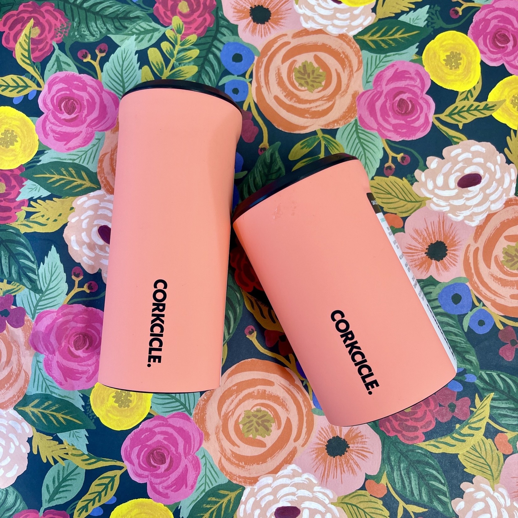 Neon Coral Insulated Drinkware