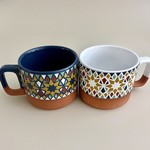 Kaleidoscope Terracotta Mugs Set of 2