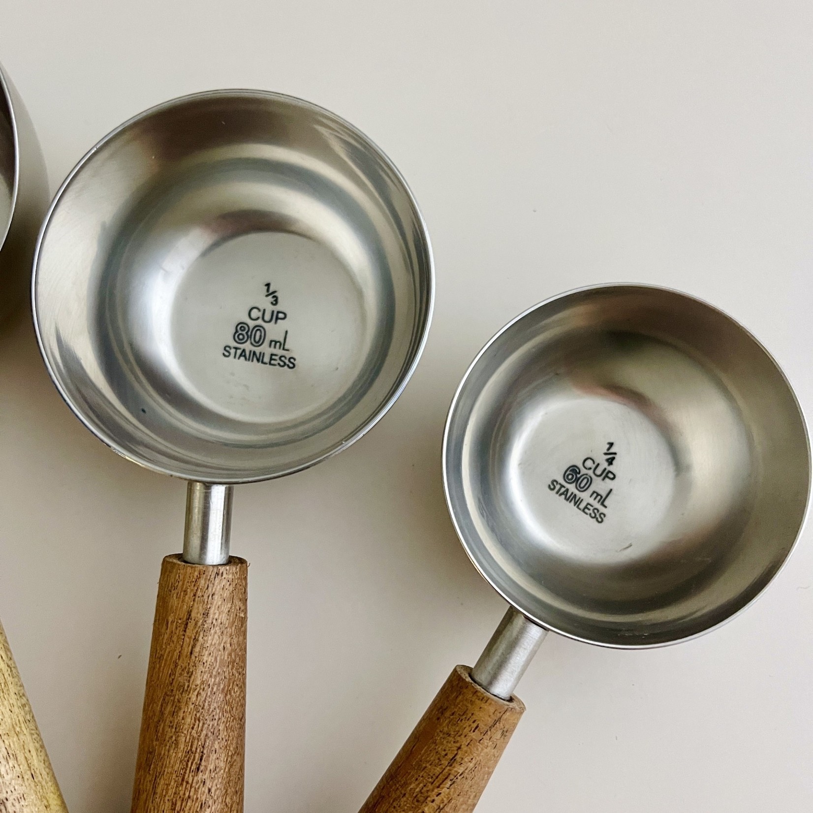 Silver and Acacia Wood Kitchen Tools