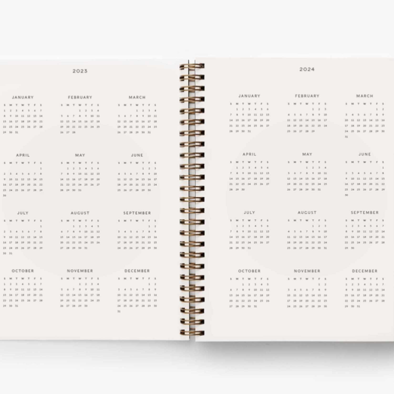 Softcover Spiral 2023 Planner Mayfair