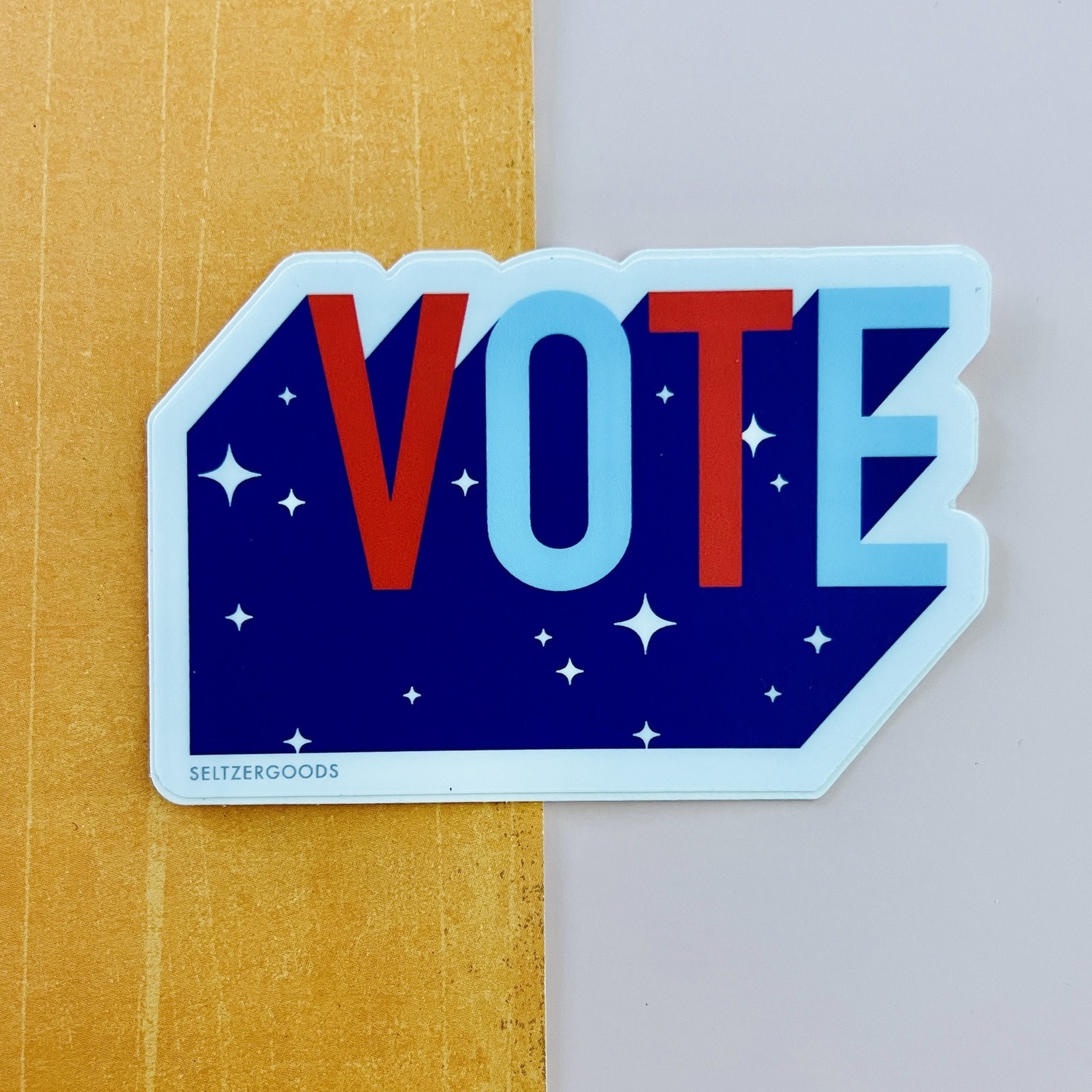 Vote w/Stars Sticker