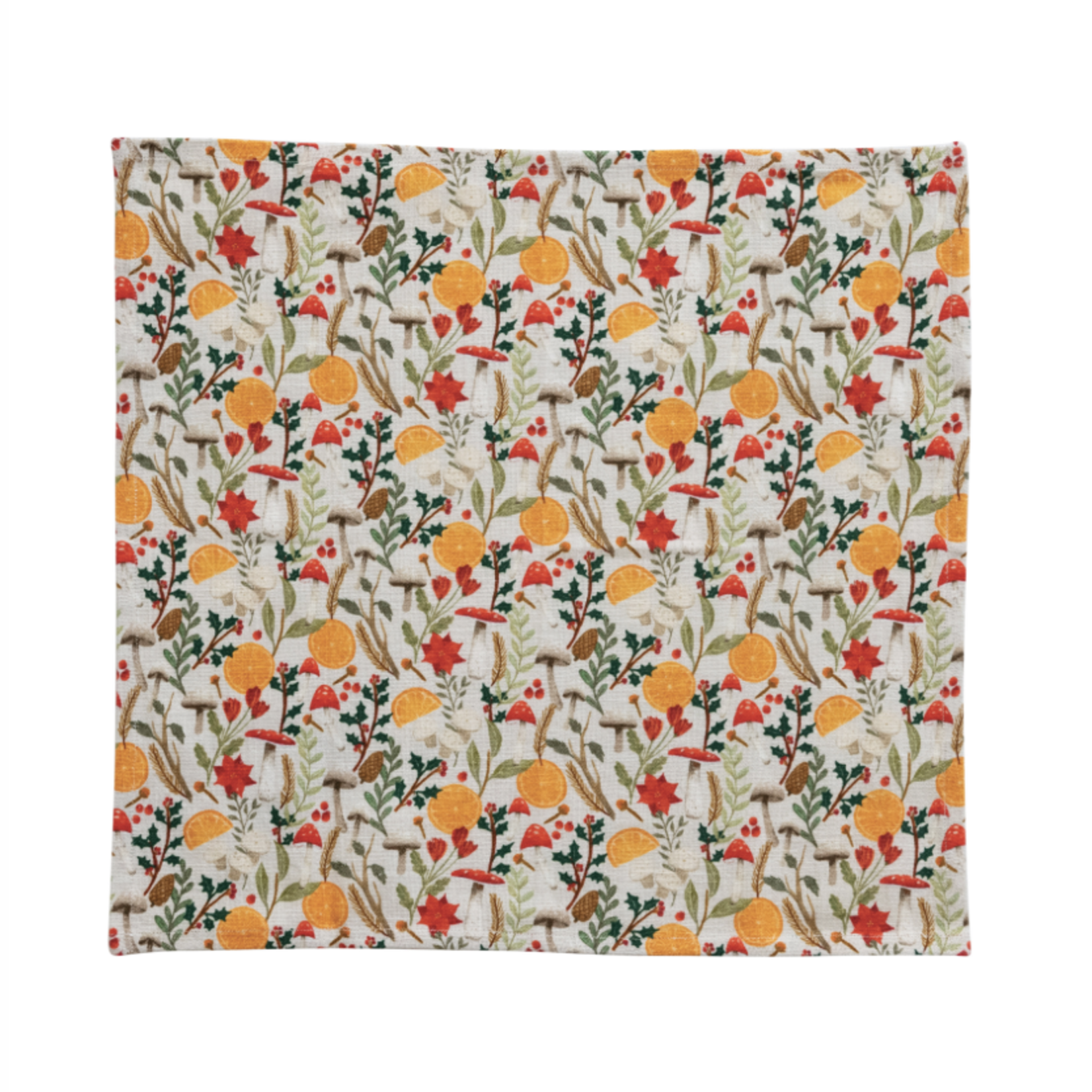 Cotton  Napkins w Floral Pattern