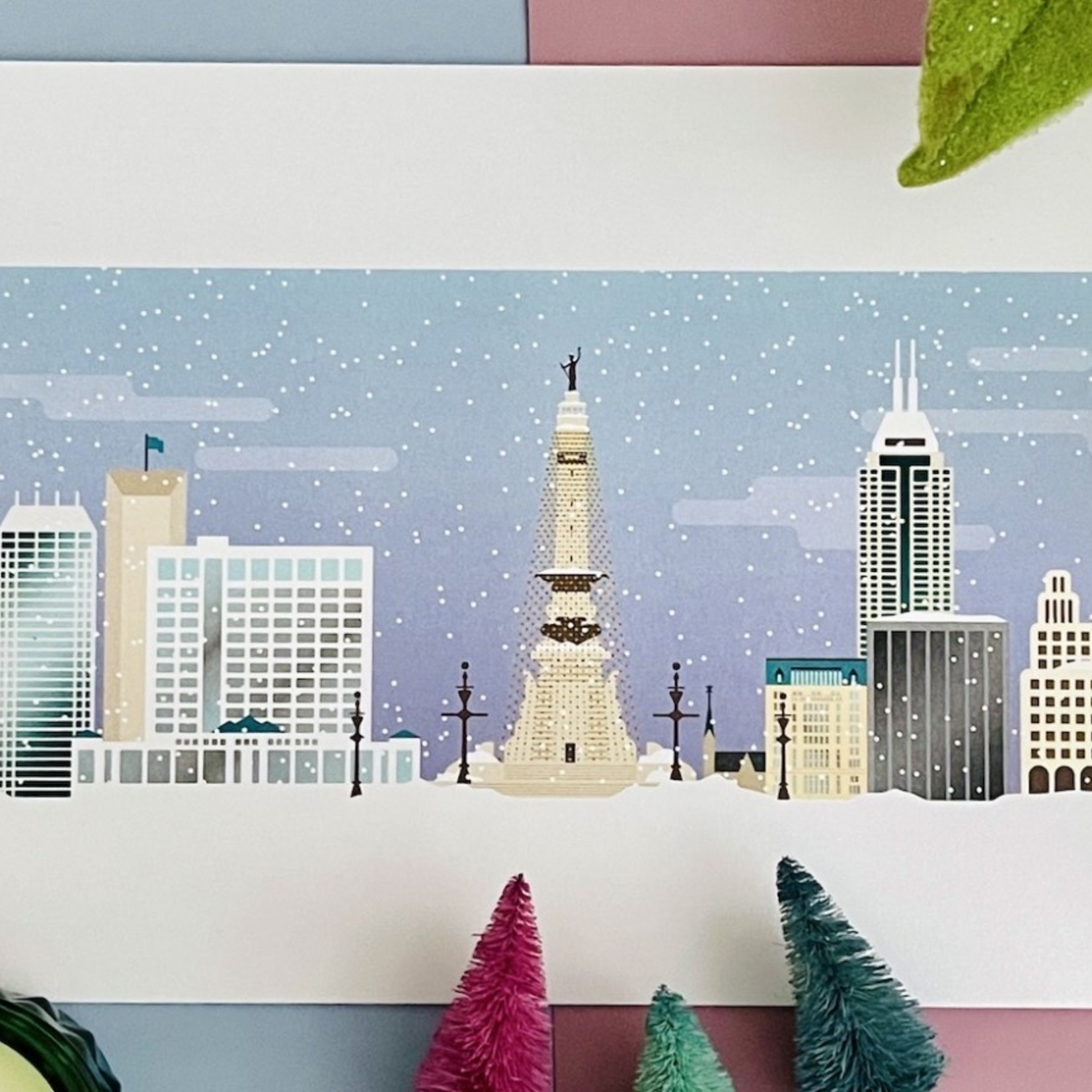 Timber Design Co Christmas in the City Print