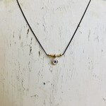 Petite Tanzanite Drop Necklace