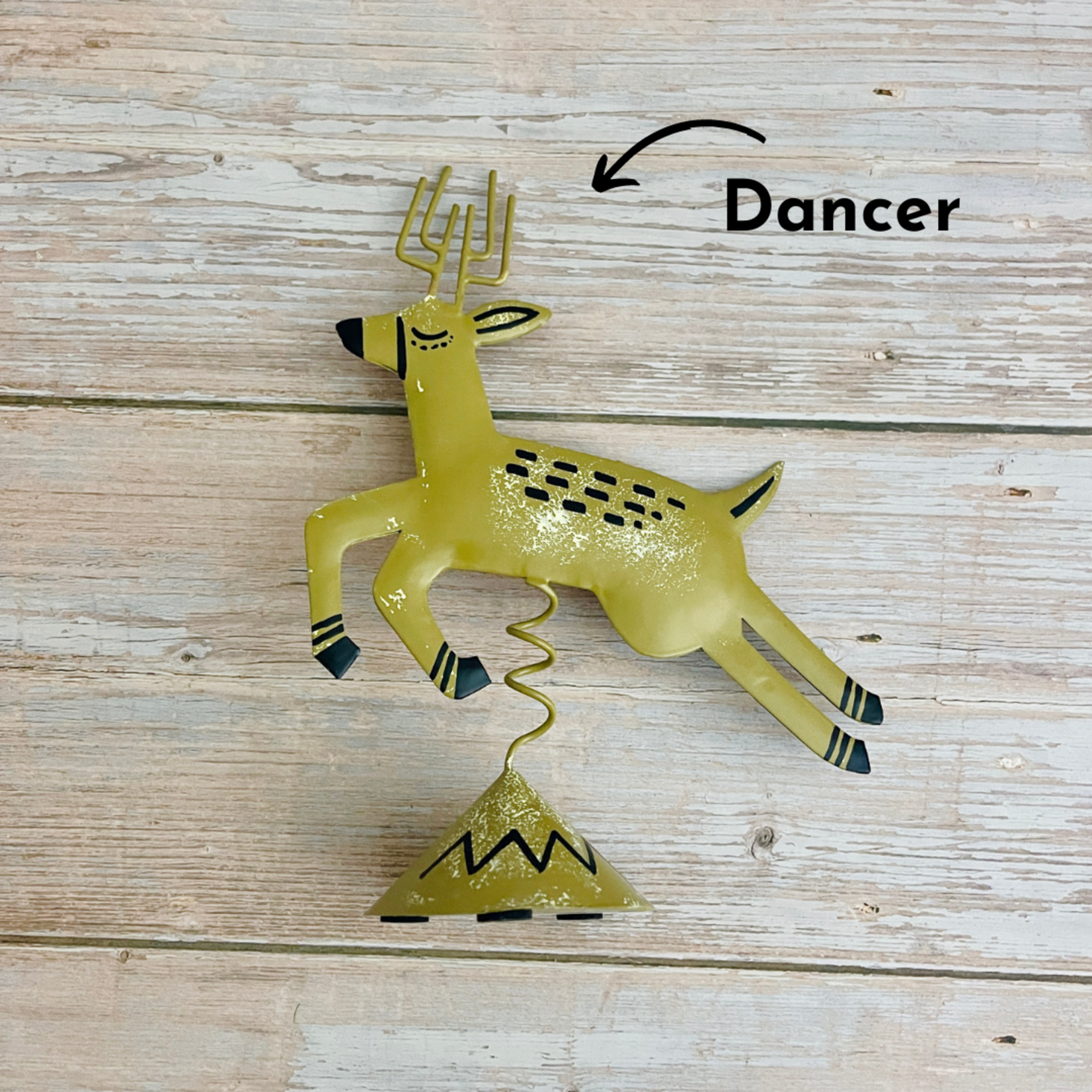 Accent Decor Dancing Reindeer Figurine