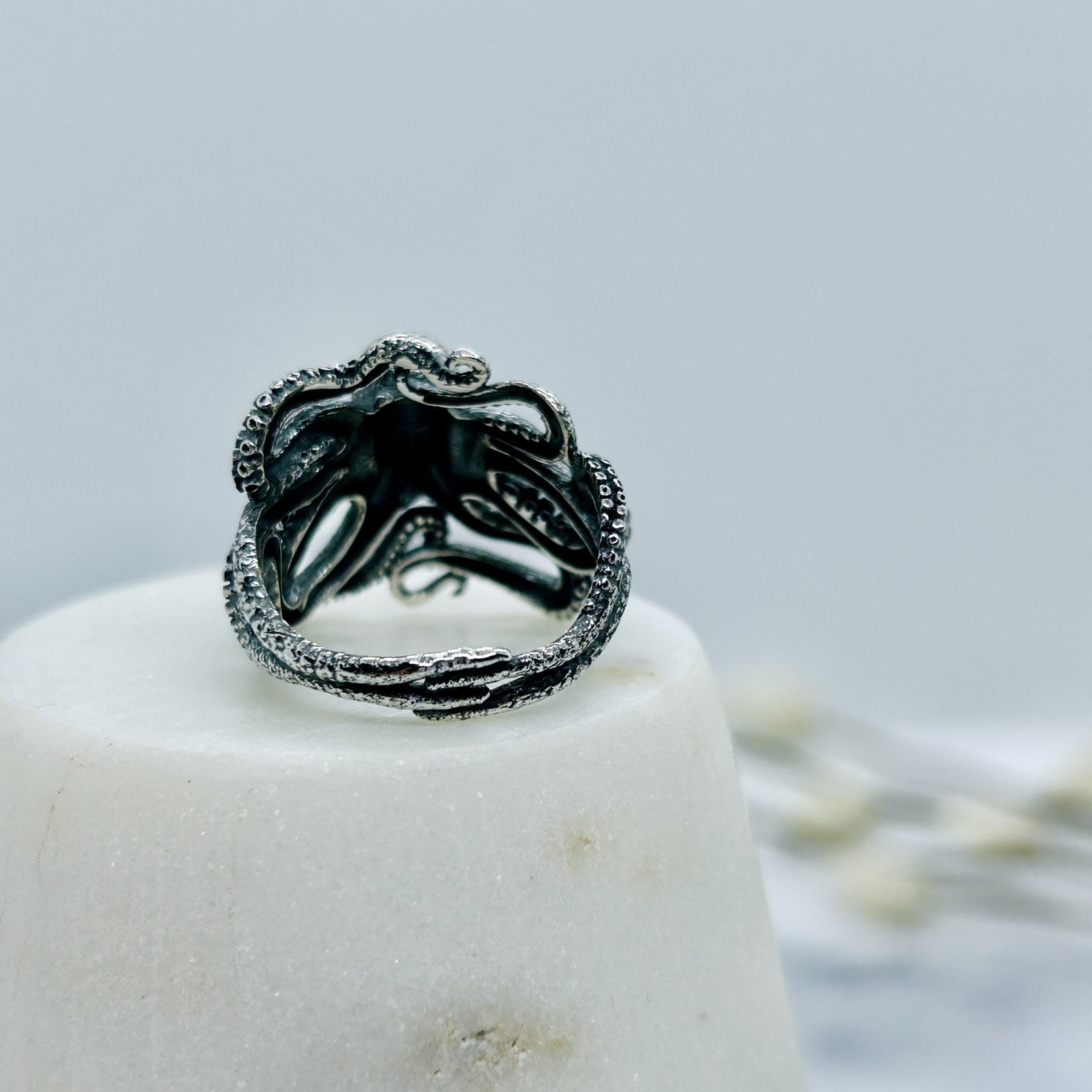 Nina Designs Silver Octopus Ring
