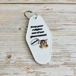 Get Bullish Keep Your Religion Out of Our Government Kitten Keychain