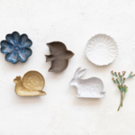 Stoneware Flora/Fauna Dish