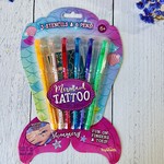 Toysmith Mermaid Tattoo Gel Pens, Set of 6