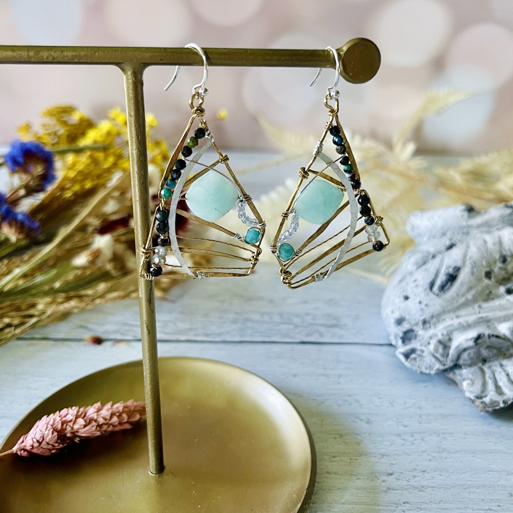 Handmade Butterfly Wing Earrings by Art by Any Means