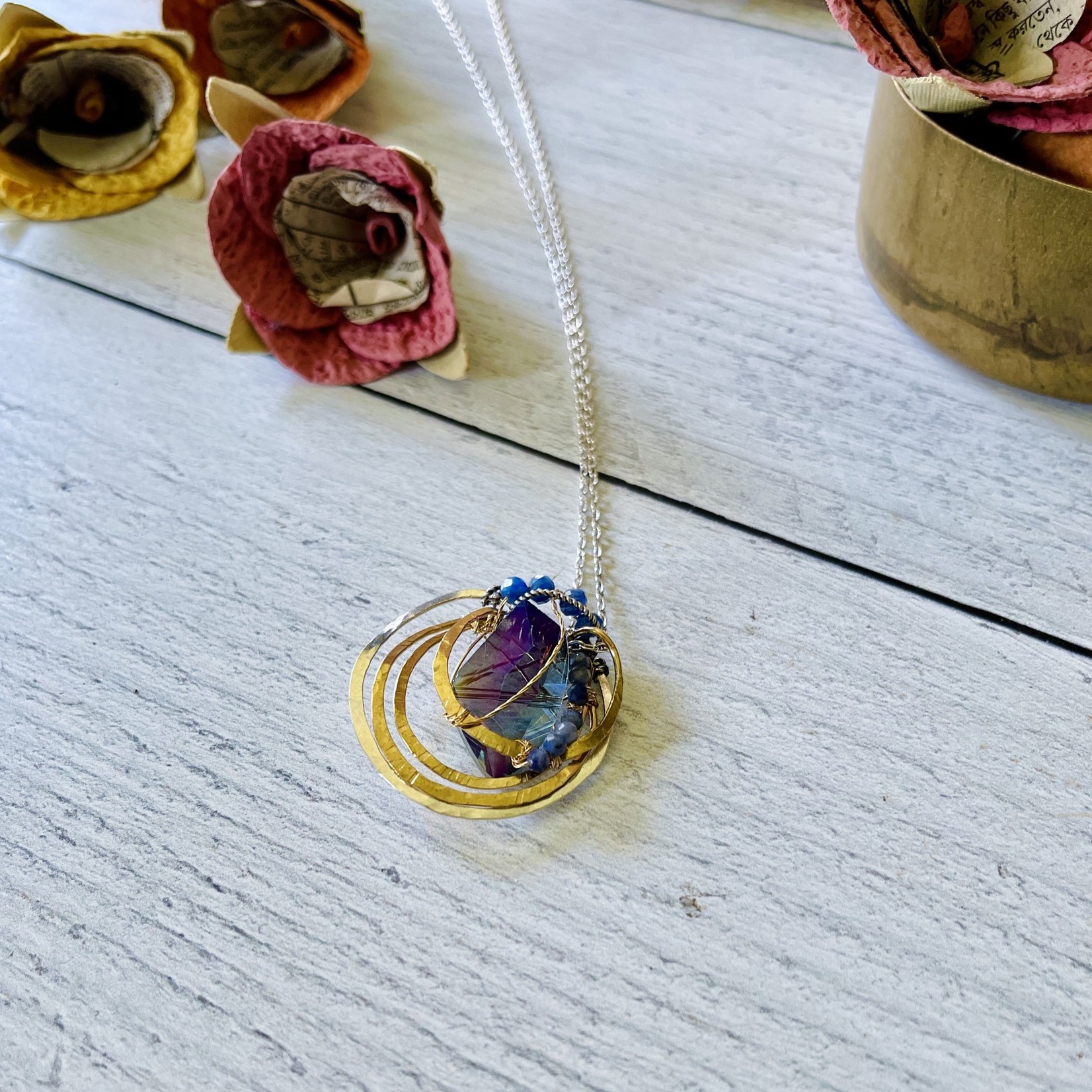 Handmade Crystal Nest Necklace