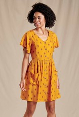 TOAD & CO HILLROSE BUTTON-UP SS DRESS T1782010