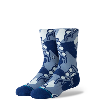 Stance Kids Pizza Socks - Blue