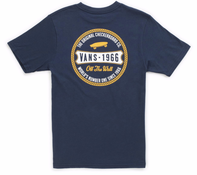 Vans Boys Wide Side T-Shirt - Dress Blues