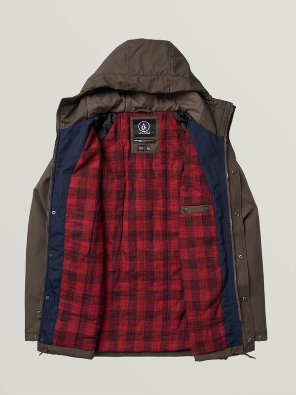 Volcom Renton Winter 5K Snow Jacket - Major Brown