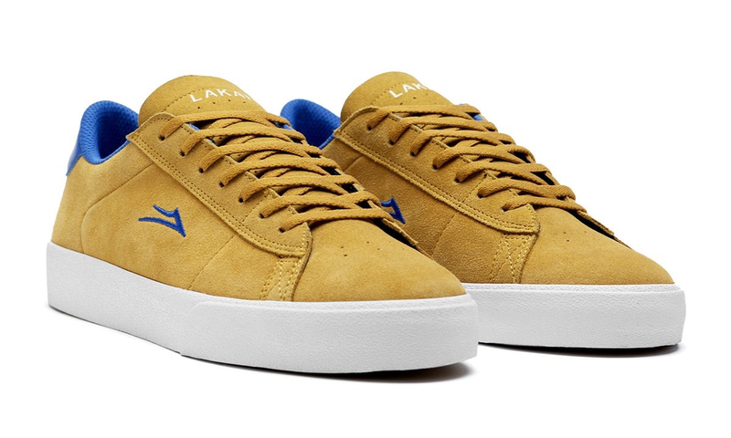 Lakai Newport - Gold/Royal Suede