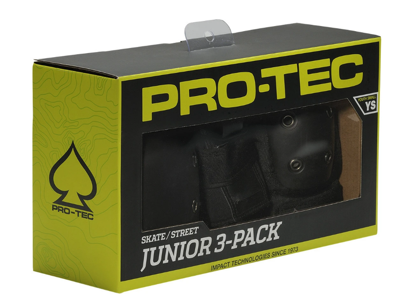 Pro-Tec Street Gear 3-Pack Junior - Black