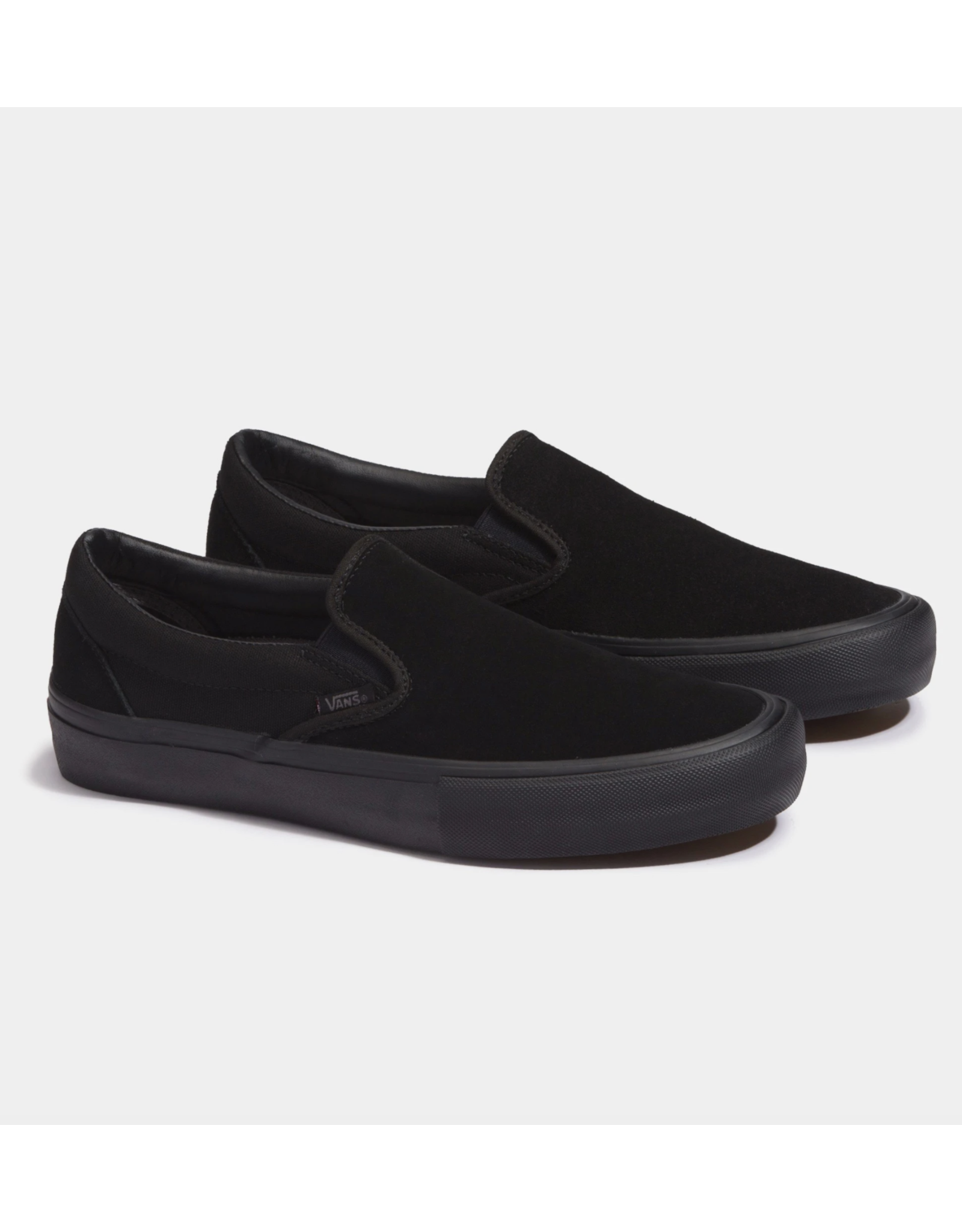 vans pro slip on blackout