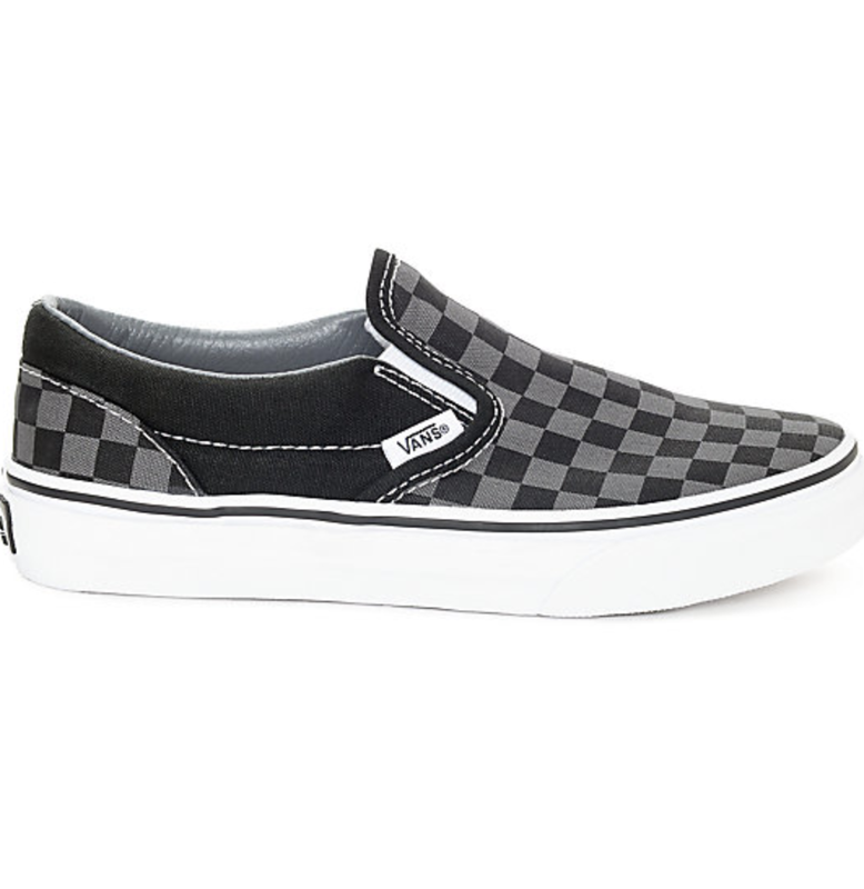 Vans Kids Slip-On Checkerboard - Black/Pewter