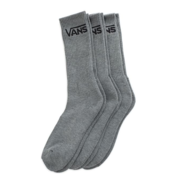 Vans Classic Crew Socks 3 Pack - Grey