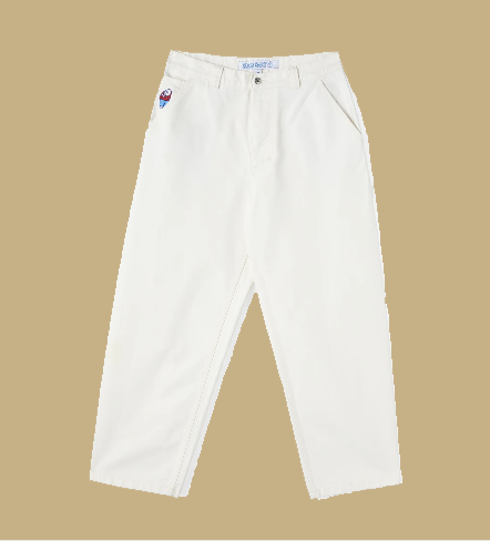 特選/公式 Big Co Skate Polar Boy White Jeans デニム/ジーンズ