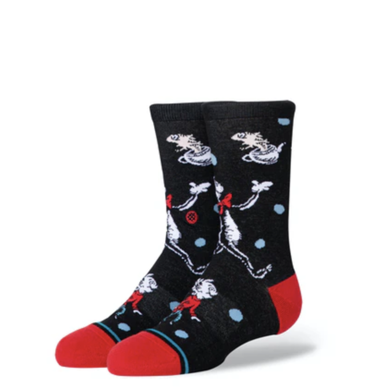 Stance Kids Dr. Seuss Butterblend Thing 2 Socks - Black