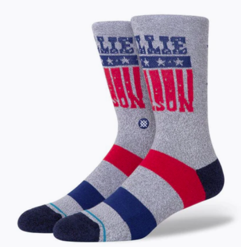 Stance Willie Nelson Stars Socks - Off White
