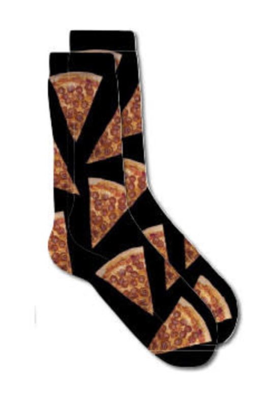 Skate Mental Pizza Slice Socks - OS