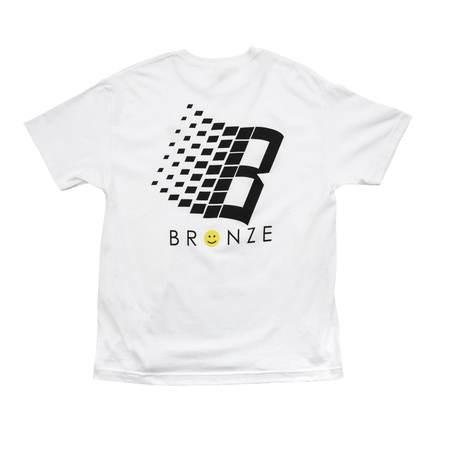 Bronze56K Smiley B Logo Tee - White