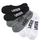 Vans Classic Super No Show Socks 3 Pack - Assorted Black/White/Grey