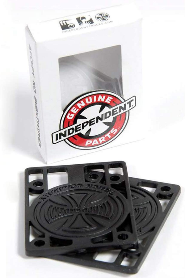 Independent Risers 1/8" Black Palm Isle Skate Shop