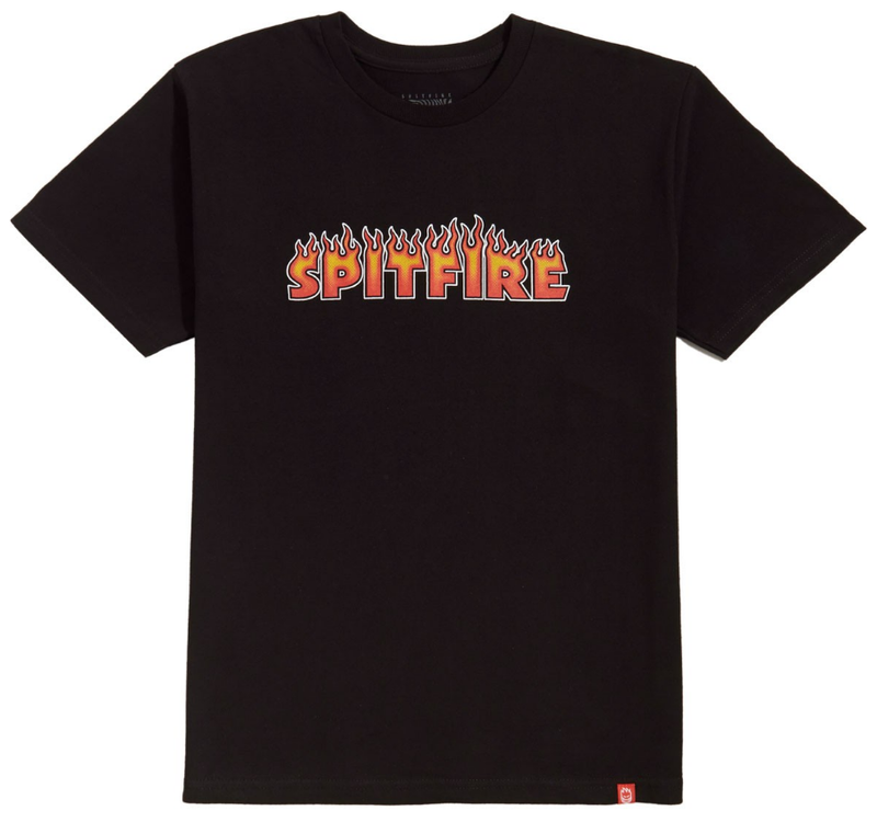 Spitfire Flash Fire T-Shirt - Black/Multi