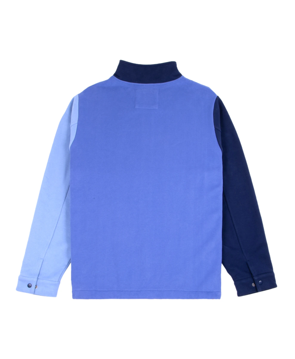 Brushed Cotton Track Jacket - Blue
