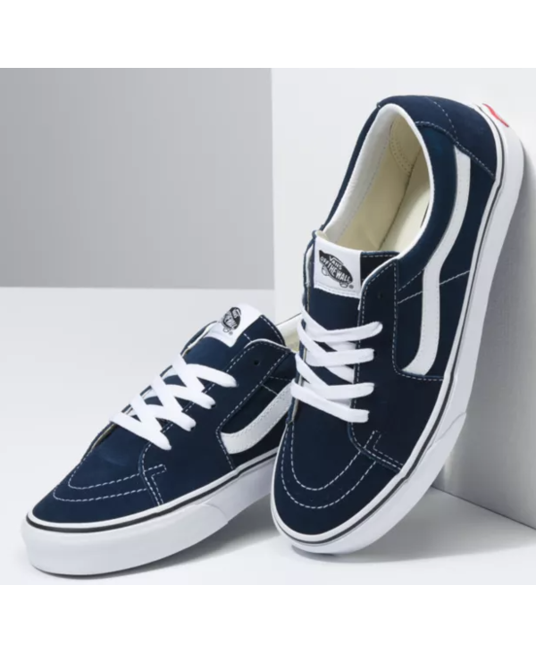 vans sk8 low dress blue