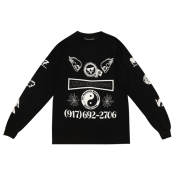 917 Collage L/S Tee - Black