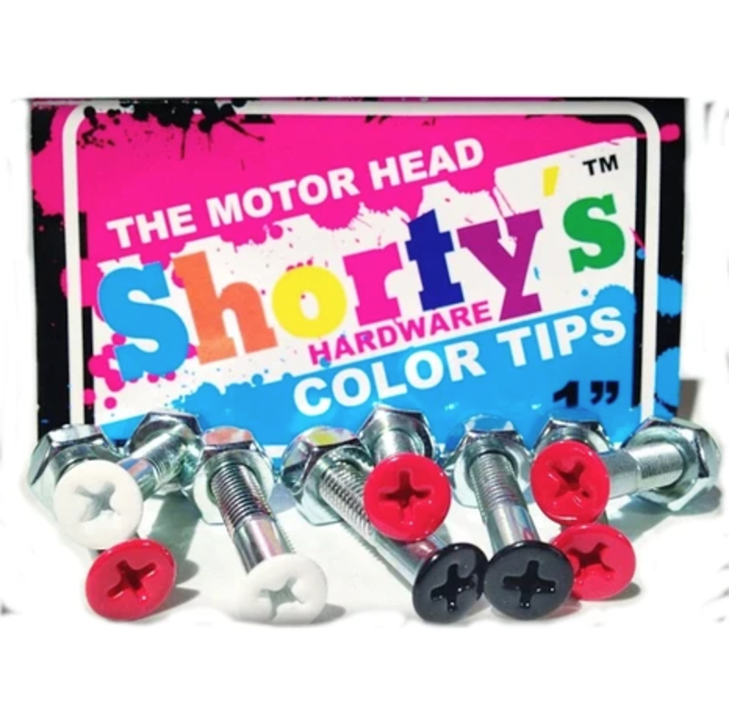 Shorty's Boulons Motorhead Colortip 1" Phillips