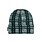 Fucking Awesome Distorted Plaid Cuff Beanie - Green/White