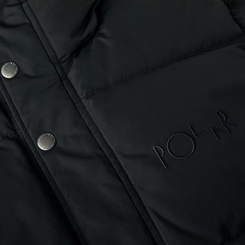 Polar Skate Co. Hood Puffer - Black