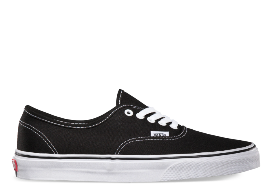 vans authentic femme noir