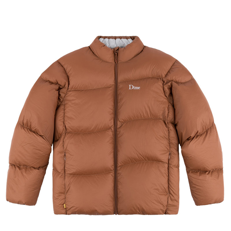 Dime Midweight Wave Puffer - Burnt Orange - Palm Isle Skate Shop