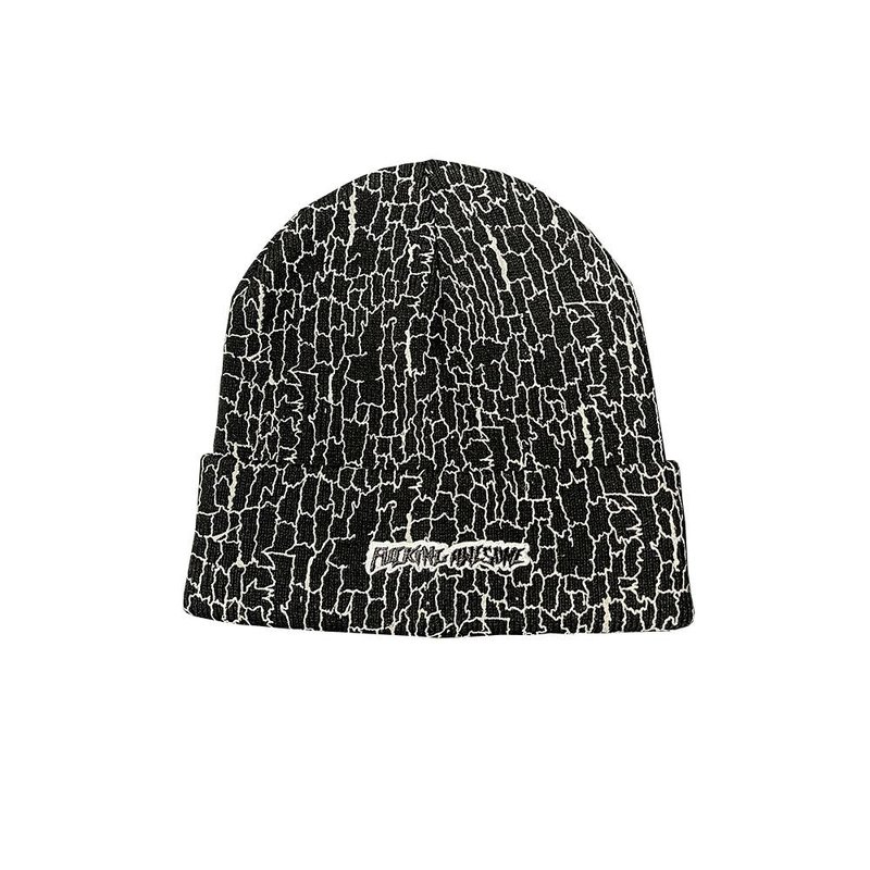 Fucking Awesome Everyday Camo Cuff Beanie - Black