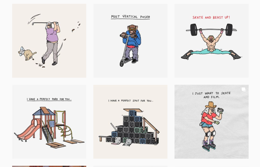 BROTHER MERLE ; ARTIST, SKATEBOARDER, COMMERCIAL ILLUSTRATOR FROM MONTRÉAL
