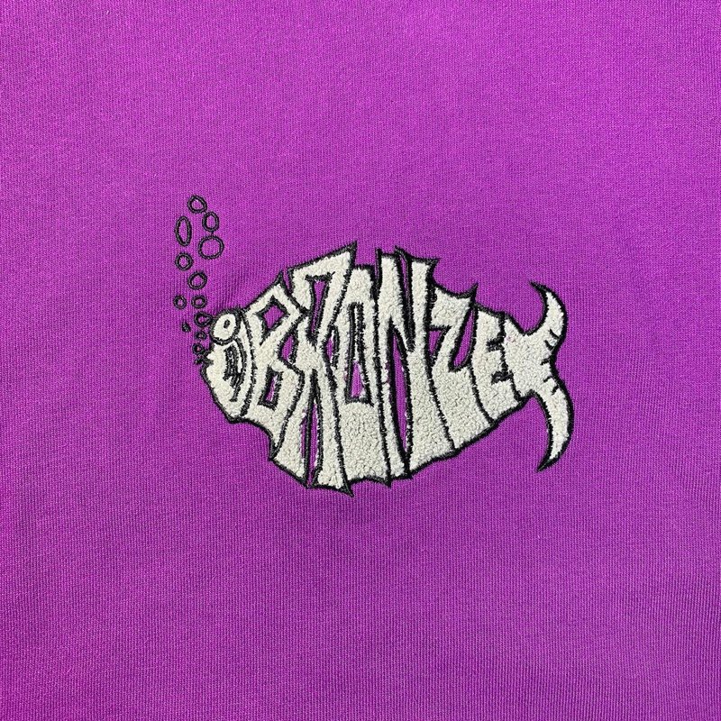 Bronze56K Fish Hoodie -  Purple