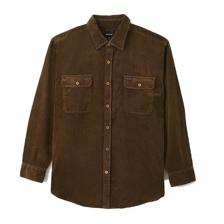 Brixton Bowery Relaxed L/S X Flannel Shirt - Lion
