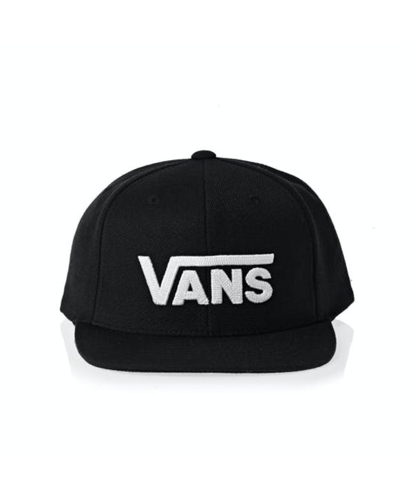 Boys Drop V II Snapback Hat - Black/White