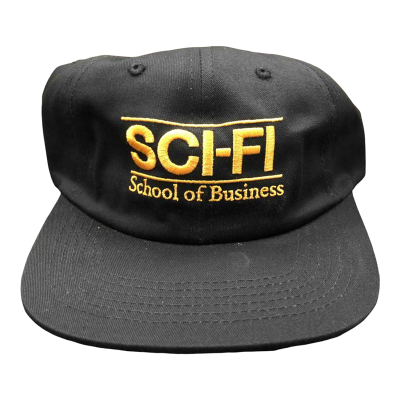 Sci-Fi Fantasy School Of Business Hat - Black