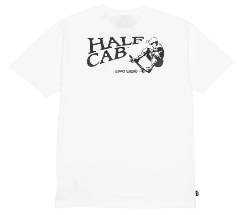 Vans Half Cab 30th Off The Wall Classic T-Shirt - Blanc